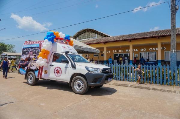 Prefeitura de Parintins entrega ambulância à comunidade Bom Socorro do Zé Açú, a pedido de Alex Garcia