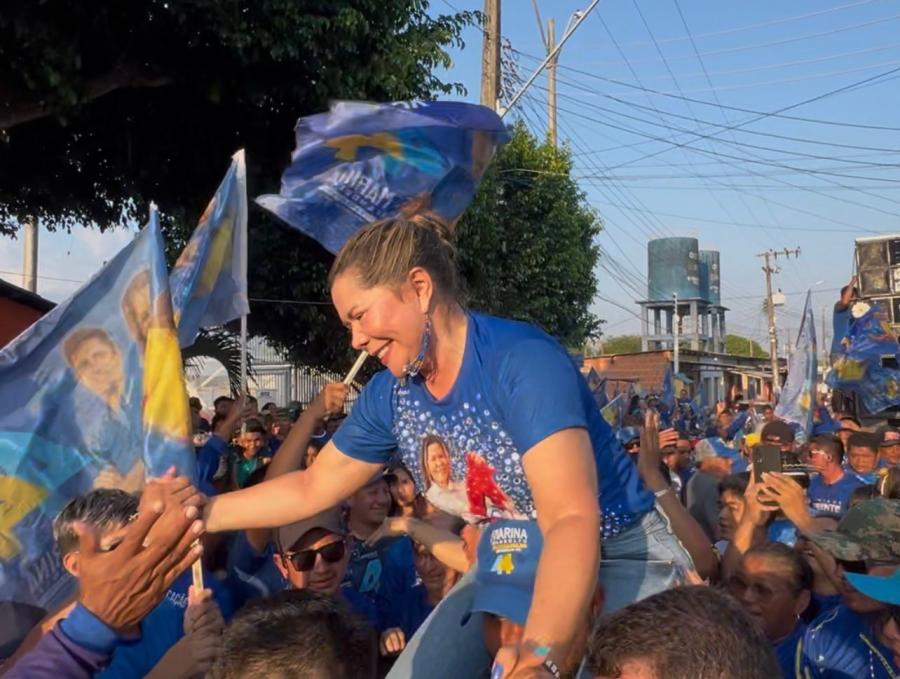 Reeleita, Marina Pandolfo é a prefeita mais votada da história de Nhamundá Reeleita, Marina Pandolfo é a prefeita mais votada da história de Nhamundá