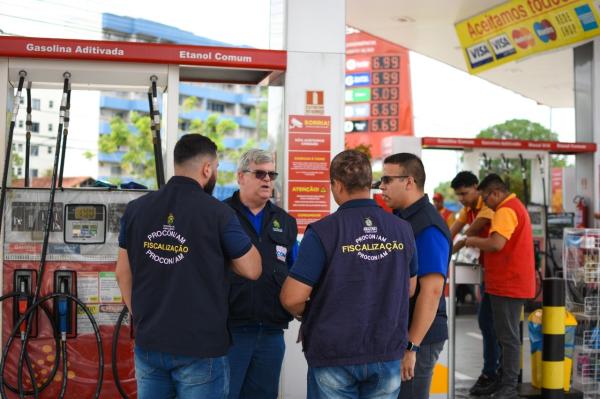 Procon-AM reforça fiscalização em Manaus após aumento repentino no preço dos combustíveis