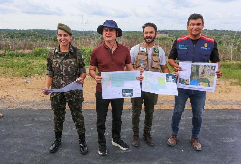 David Almeida vistoria terreno para novo bairro planejado Dorothéa Braga David Almeida vistoria terreno para novo bairro planejado Dorothéa Braga
