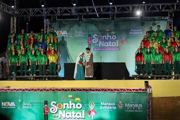 MANAUS: Prefeitura leva ‘Um Sonho de Natal’ ao anfiteatro da Ponta Negra