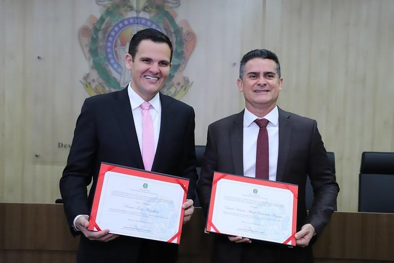 VONTADE POPULAR: David Almeida e Vice-Prefeito Renato Junior são diplomados pelo TRE-AM
