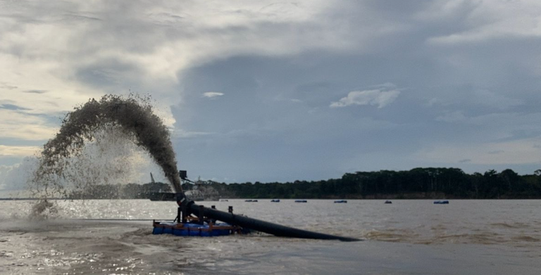 Governo Federal segue com dragagem no Rio Solimões, no Amazonas