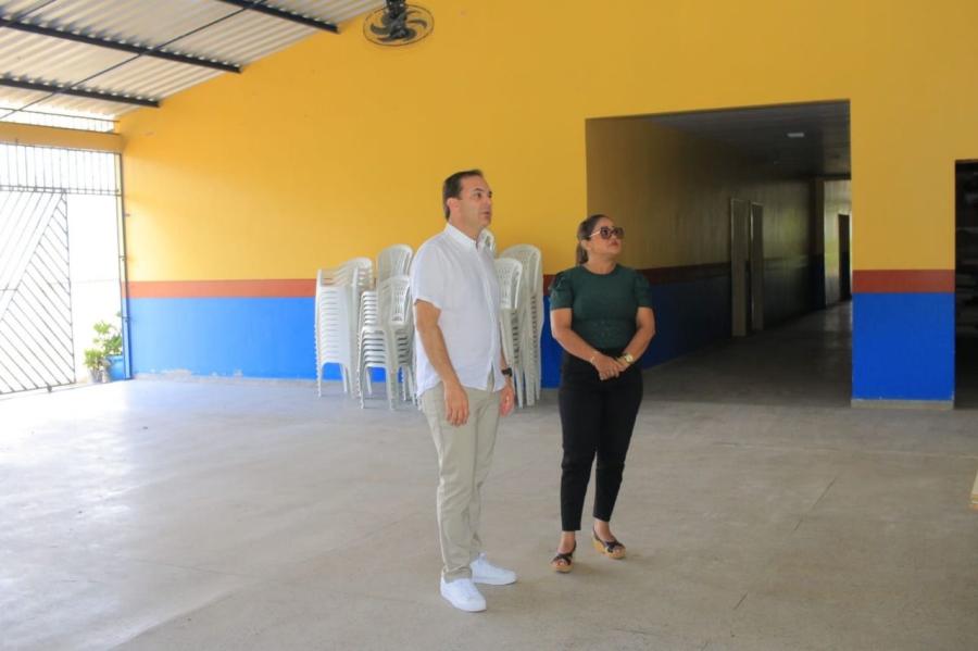 Prefeito Mateus Assayag anuncia ampliação da Escola Santa Luzia do Macurany