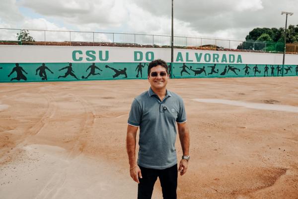 Jander Lobato celebra revitalização histórica do CSU do Alvorada após 25 anos