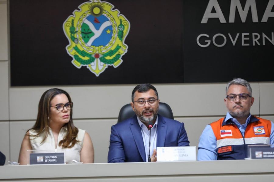 Wilson Lima oficializa Comitê Permanente de Enfrentamento a Desastres Climáticos e Ambientais