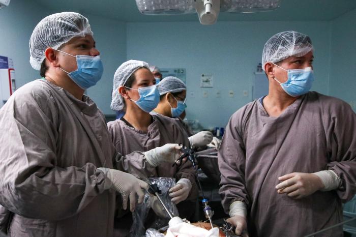 Cirurgia pioneira no Hospital 28 de Agosto passa a ser feita no Complexo Hospitalar Sul Cirurgia pioneira no Hospital 28 de Agosto passa a ser feita no Complexo Hospitalar Sul