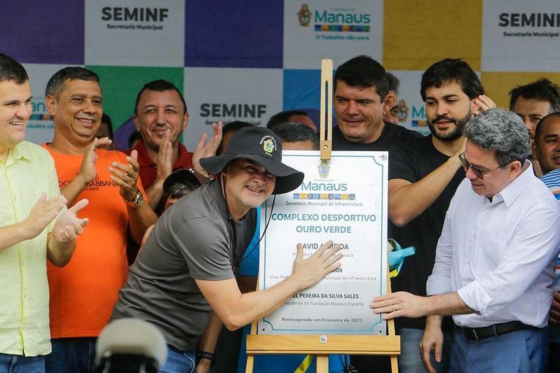 David Almeida entrega novo complexo esportivo para a zona Leste