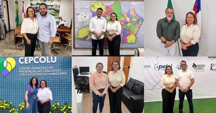 Márcia Baranda visita instituições públicas em Manaus para levar demandas de Parintins