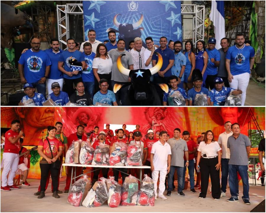 Governo do Amazonas entrega kits de EPIs para Caprichoso e Garantido