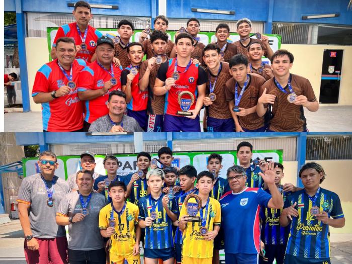 Escolas de Parintins sobem ao pódio do futsal escolar com apoio da Prefeitura Escolas de Parintins sobem ao pódio do futsal escolar com apoio da Prefeitura