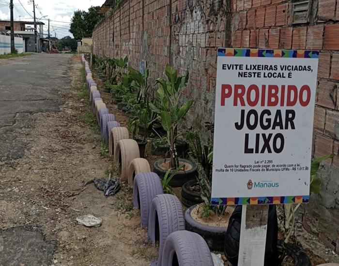 Prefeitura de Manaus revitaliza lixeiras com jardins e intensifica ações de educação ambiental Prefeitura de Manaus revitaliza lixeiras com jardins e intensifica ações de educação ambiental