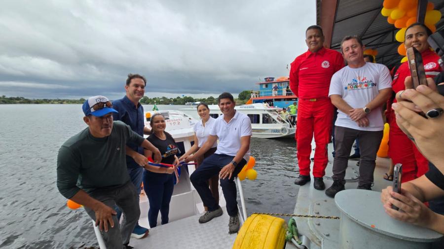 Mateus Assayag reentrega UBS Fluvial e ambulancha do Saracura no Mocambo Mateus Assayag reentrega UBS Fluvial e ambulancha do Saracura no Mocambo