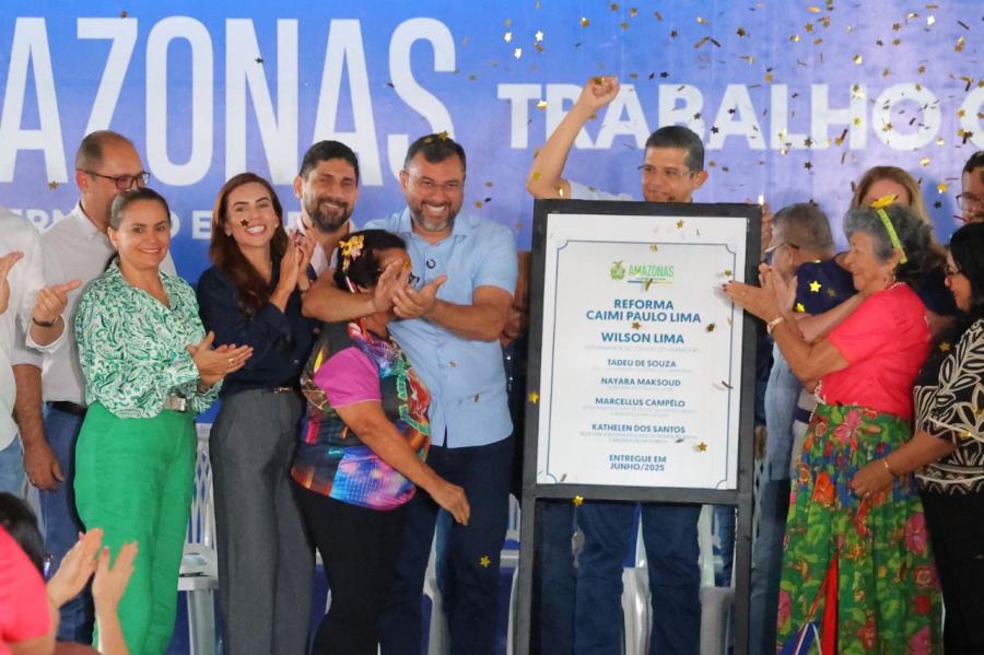 Wilson Lima entrega Caimi Paulo Lima reformado e com serviço de Telessaúde