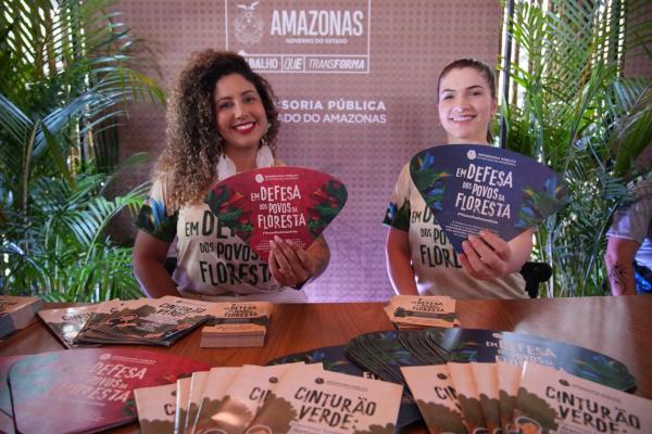 Parintins 2025: DPE leva orientações jurídicas e divulga ‘Cinturão Verde’ no Turistódromo