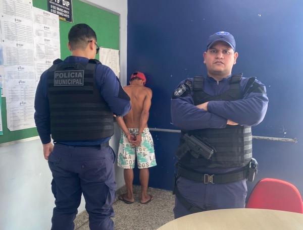 Foragido da Justiça é capturado pela Guarda Municipal na Ponta Negra