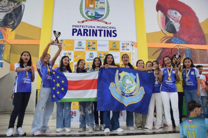 Parintins celebra avanço no esporte escolar com delegação histórica e estreia em novas disputas Parintins celebra avanço no esporte escolar com delegação histórica e estreia em novas disputas