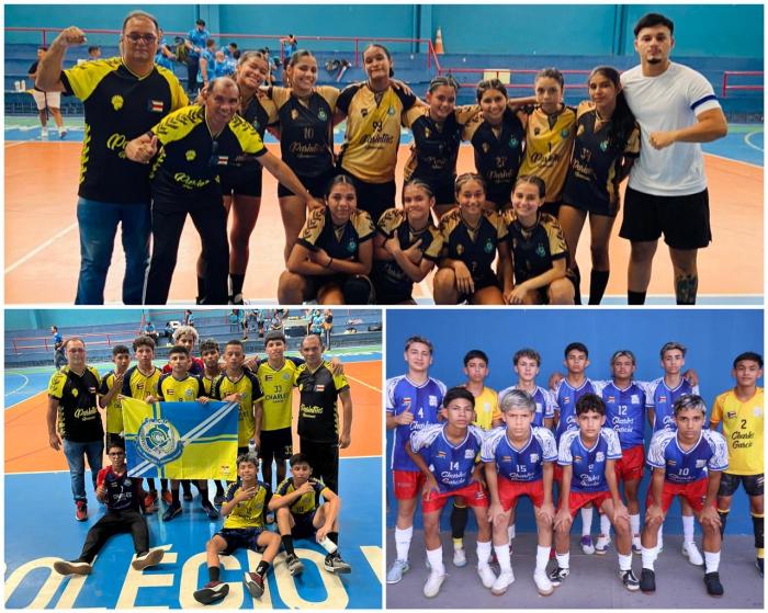 Escola Charles Garcia se destaca no JEAs com handebol e futsal Escola Charles Garcia se destaca no JEAs com handebol e futsal