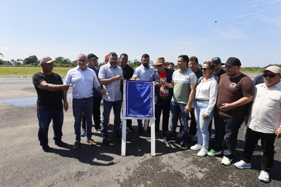 Wilson Lima inaugura aeroporto de Fonte Boa totalmente reformado e com capacidade ampliada