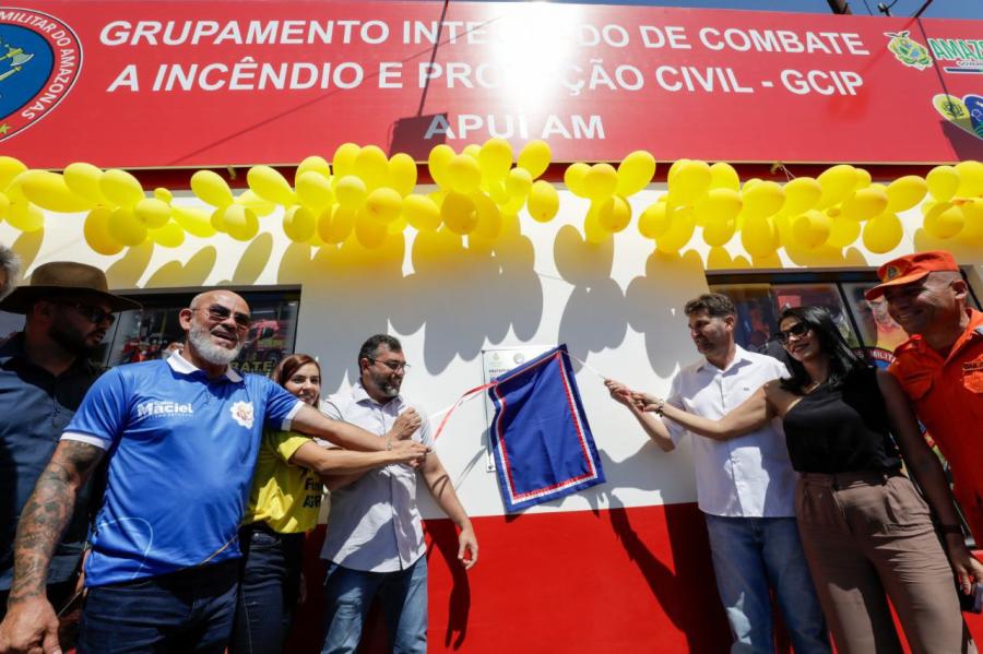 Wilson Lima reforça combate a incêndios com inauguração de unidade do GCIP em Apuí
