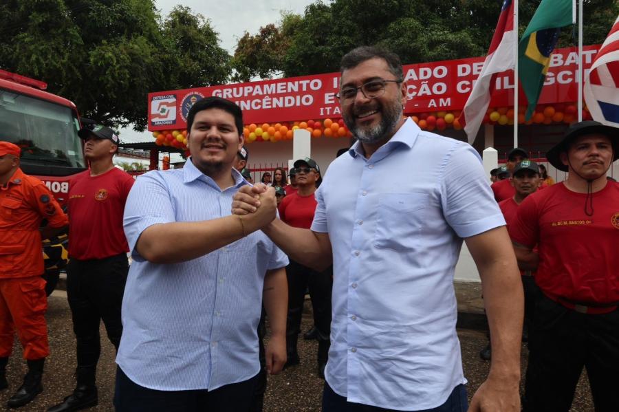 Wilson Lima inaugura 11º Grupamento Integrado de Combate a Incêndio em Itapiranga