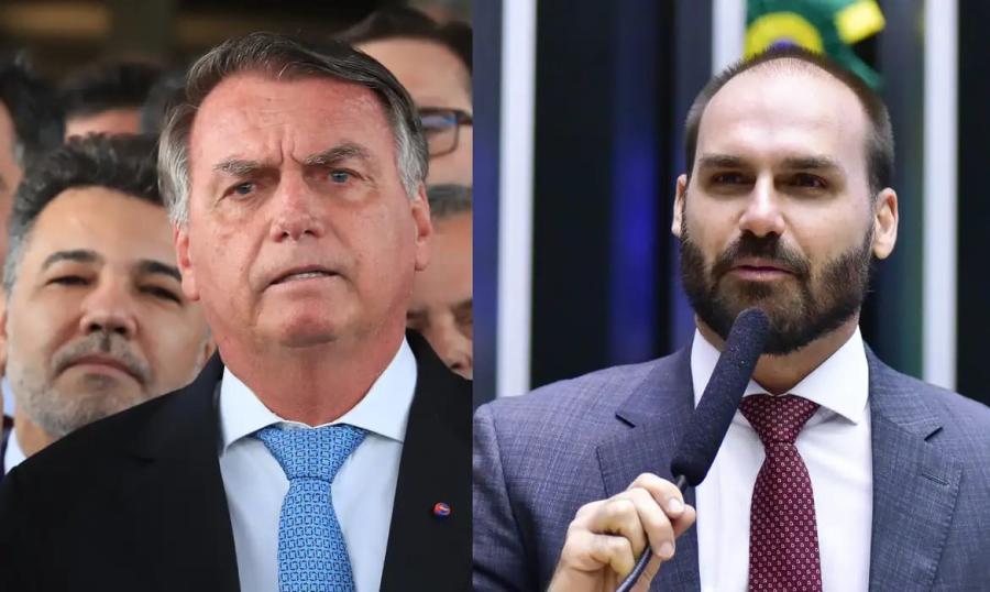 PF indicia Bolsonaro e Eduardo em inquérito sobre sanções dos EUA