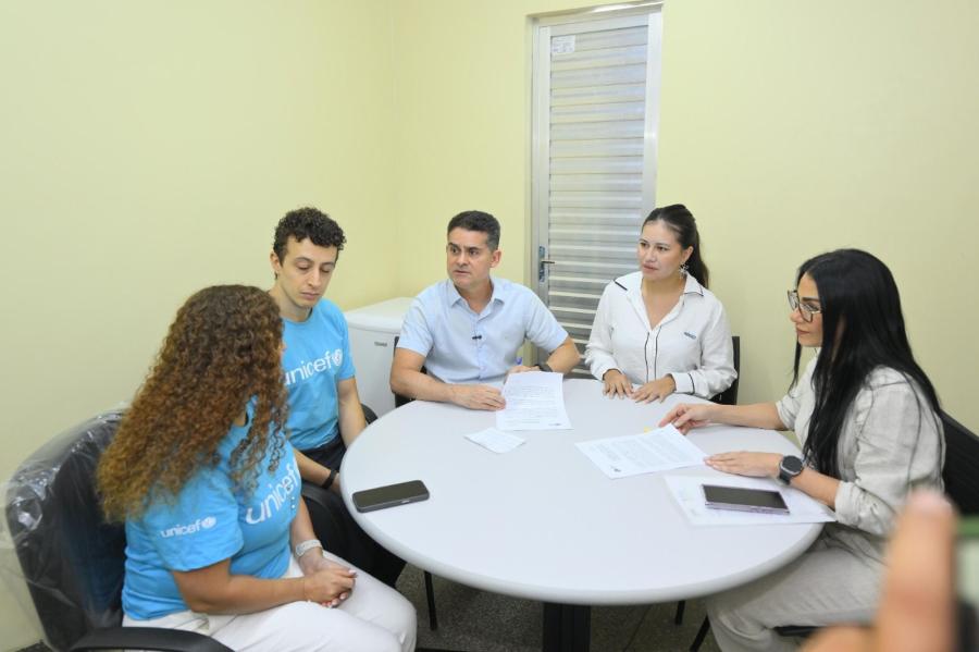 David Almeida e Unicef ampliam parceria para fortalecer a Unidade Amiga da Primeira Infância