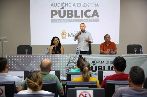 Prefeitura de Manaus abre inscrições para audiência pública do planejamento e orçamento 2026