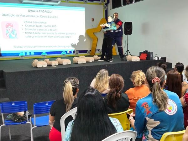 Prefeitura de Manaus conclui capacitação em primeiros socorros para servidores de creches