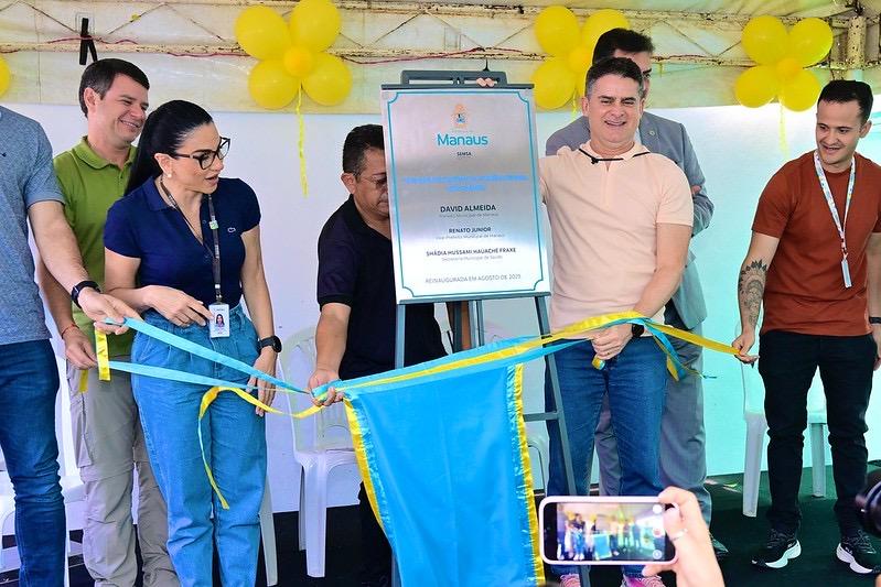 David Almeida reinaugura USFR São Pedro e amplia atenção primária na zona rural de Manaus