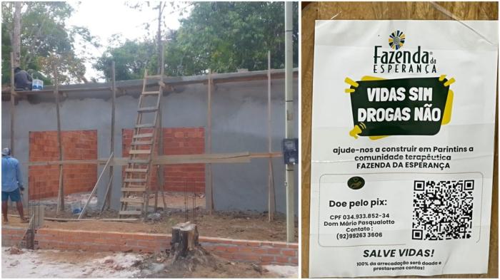 Campanha arrecada recursos para construção da Fazenda da Esperança em Parintins
