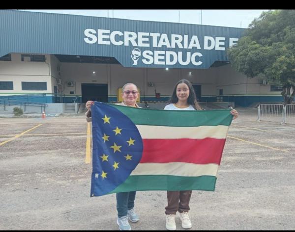 Professora e aluna de Parintins participam de conferência ambiental em Brasília