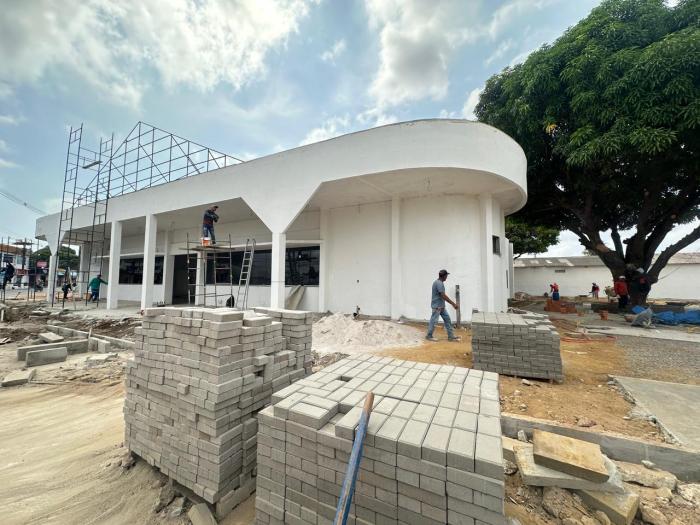Obra da Casa da Cultura de Parintins avança para etapa final