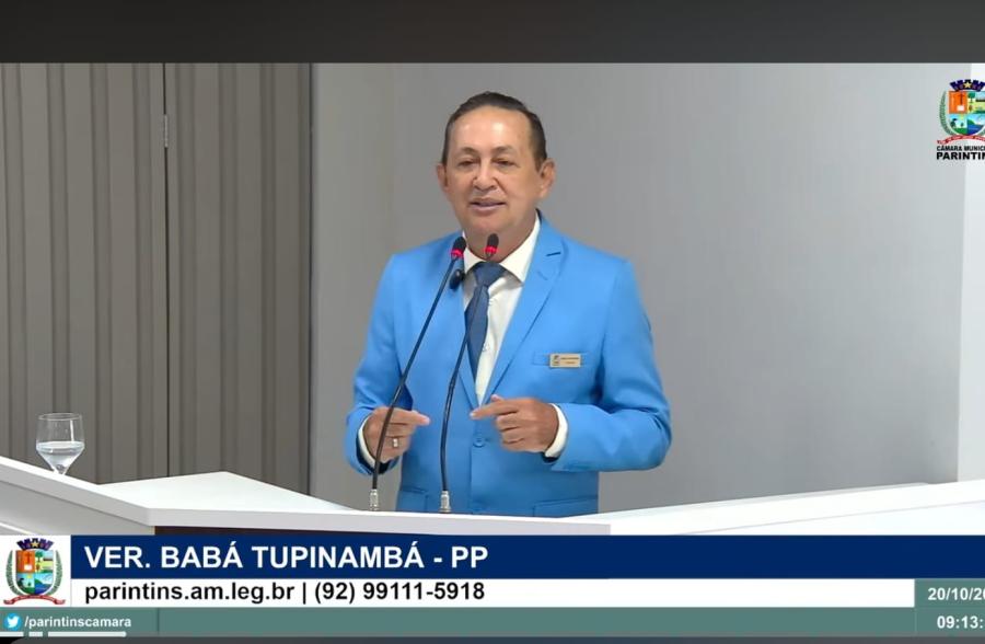 Babá Tupinambá reafirma que foi agredido e recebe apoio unânime na Câmara Municipal