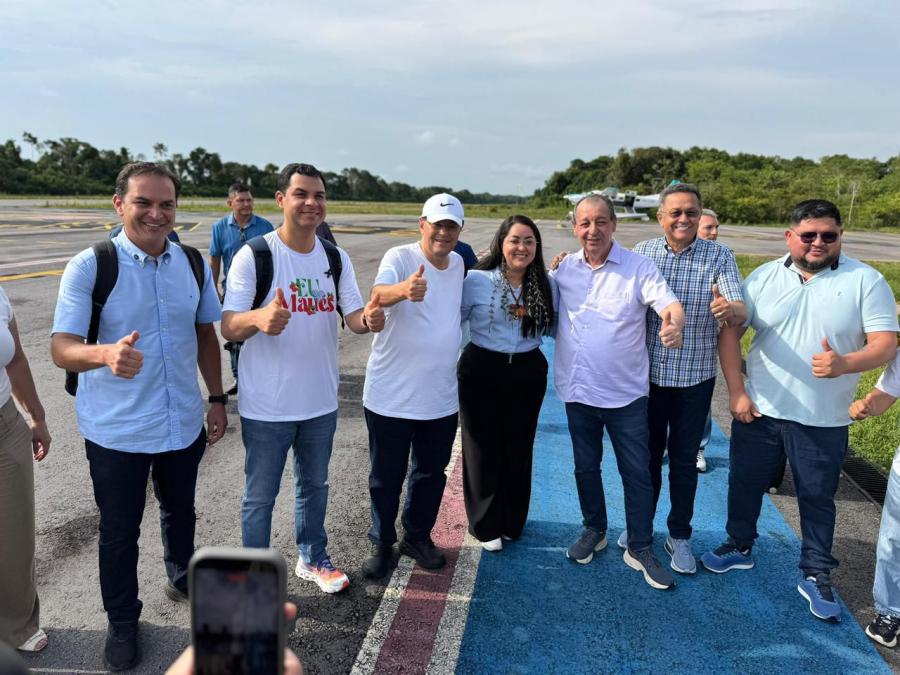 Mateus Assayag cumpre agenda com Omar, Eduardo, Saullo e Silas e fortalece a união do Baixo Amazonas Mateus Assayag cumpre agenda com Omar, Eduardo, Saullo e Silas e fortalece a união do Baixo Amazonas