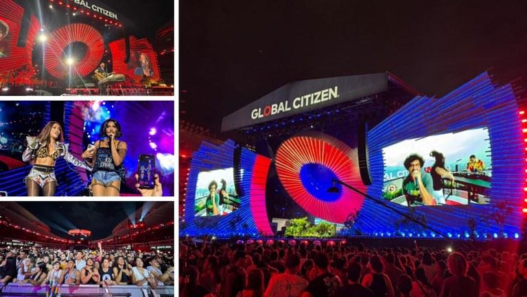 COP30: Global Citizen com Chris Martin, Anitta, Gilberto Gil e outros leva 50 mil ao Mangueirão