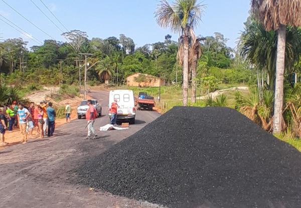 Acidente na estrada de Vila Amazônia mata moradora de 53 anos