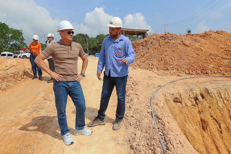 David Almeida anuncia avanço das obras do Parque Encontro das Águas, futuro cartão-postal de Manaus
