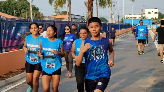 Corrida Novembro Azul encerra ações de prevenção à saúde do homem em Parintins nesta sexta-feira
