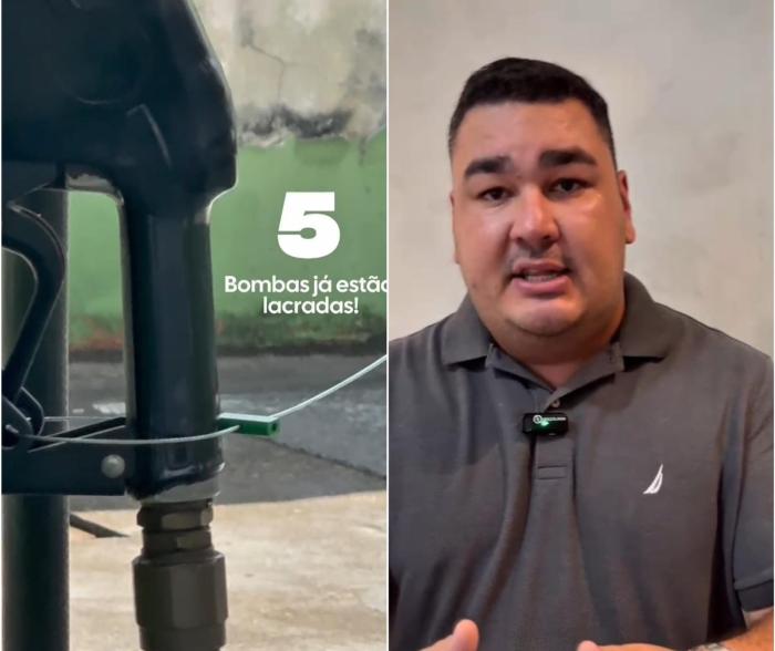 Vereador de Parintins anuncia lacre de bombas por suspeita de adulteração em postos de combustível