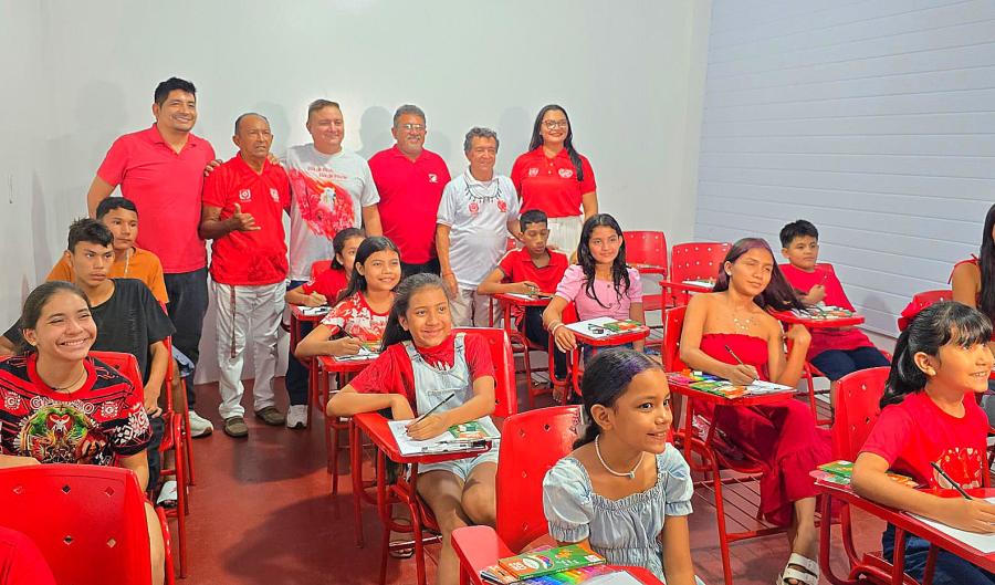 RETOMADA: Fred e Marialvo reabrem Universidade do Folclore Paulinho Faria na Cidade Garantido