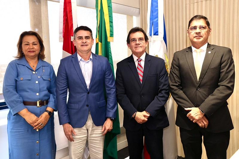David Almeida fortalece parceria com TJ-AM em visita institucional