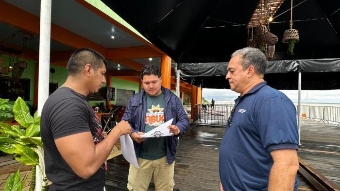 Prefeitura de Parintins realiza vistoria preventiva e ações de orientação para o Réveillon 2026