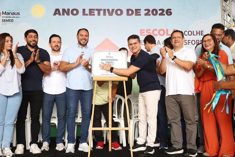 EDUCAÇÃO QUE TRANSFORMA: David Almeida abre ano letivo de 2026 na zona ribeirinha