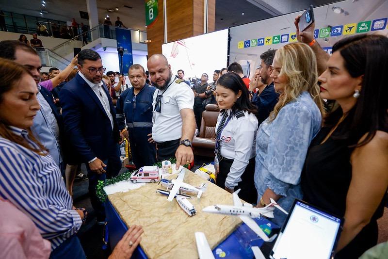 Expo Saúde: SES-AM destaca serviço de UTI Aérea do Amazonas, o segundo maior das Américas