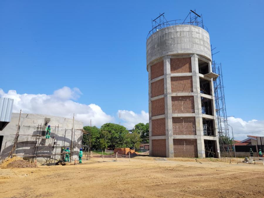 Prosai Parintins entra na reta final e consolida novo sistema de abastecimento de água