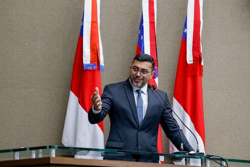 Mensagem de Wilson Lima na Aleam destaca investimentos e obras históricas no Amazonas