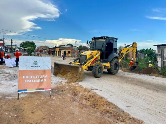 Prefeitura de Parintins avança com obras de infraestrutura no bairro União