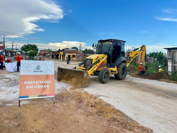 Prefeitura de Parintins avança com obras de infraestrutura no bairro União