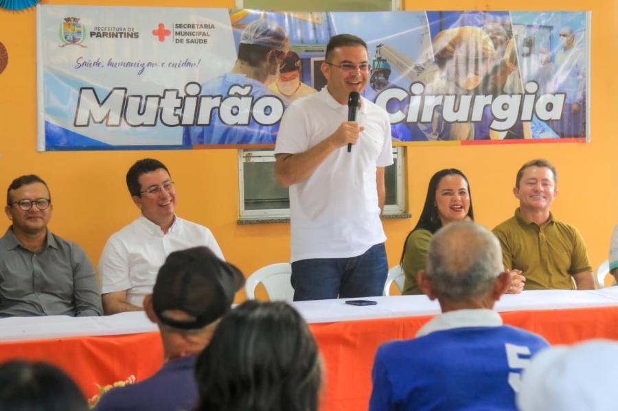 Mateus Assayag abre primeiro mutirão oftalmológico de 2026 e beneficia 100 pacientes em Parintins